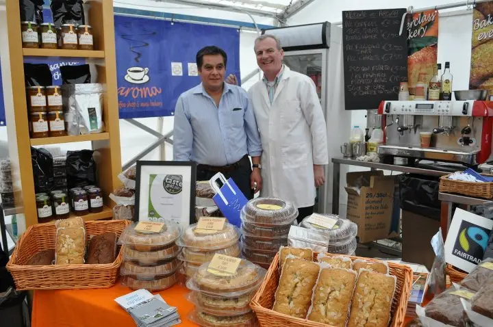 Aroma at a food market with baked goods